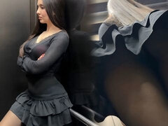 Amatør, Brunette, Fødder, Hæle, Nylon, Pov, Solo, Oppe i nederdel