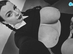 Amatör, Stor stjärt, Stora tuttar, Kvinna, Onani, Orgasm, Solo, Webb kamera