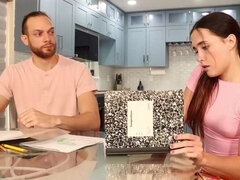 Coming home from school and having sex with the DILF