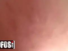 Nikki Lavay's shaved pussy pounded hard by hung dude while getting her clothes soaked