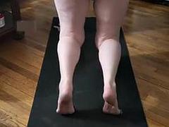 Morning Yoga with Hot BBW!