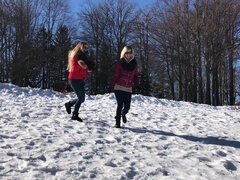 Winter Warmers Episode 2 - Snow Angels - Candy Alexa & Vicky Love