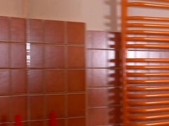 Banheiro, Loiroa, Faculdade, Masturbação, Saltos, Melharucos naturais, Xoxota, Meias finas