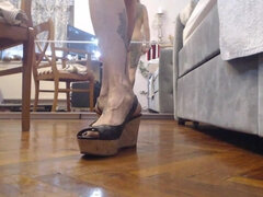 Feet in Wedgies