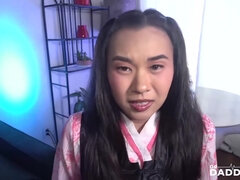 Cute Asian Kimmy Kimm Takes Fat Dick During Intership