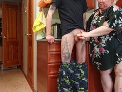 Cumming with Hot Cum in My Friend's Mouth and She Swallows