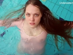 Пляж, На публике, Рыжие, Софткор, Сиськи, Под водой