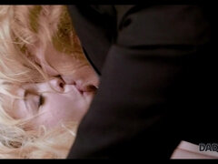 18, Blondine, Pik sutte, Far, Europærer, Teenager