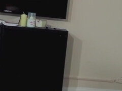 Cheating Wife Sucking Cock While Talking on the Phone with Husband