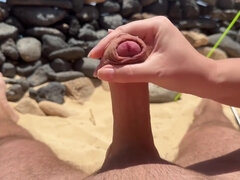 Amador amadora, Praia, Loiroa, Boquete, Casal, Gozar na boca, Jato de porra, Nu pelado