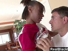 RealBlackExposed - ebony cheerleader boinks and deepthroats her angry coach
