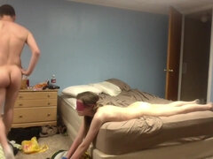 Amatorka, Tyłek, Niemowlę, Duży kutas, Obciąganie, Domowej roboty, Nagość, Naturalne cycki