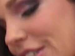 Анальный секс, Большая жопа, Большой член, Минет, Брюнетки, Парочка, Сперма во рту, Наездница