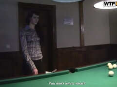 Brunette, Ansiktssperm, Penger, Strømper, Trekant