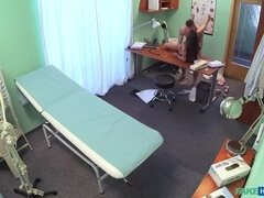 Tir de sperme, En levrette, Faciale, Léchez, Bureau, Chatte, Uniforme, Voyeur