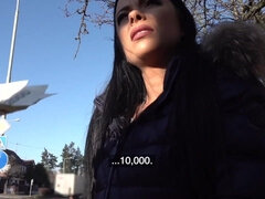 Pik sutte, Hundestilling, Kvinde, Hd, Brystvorter, Orgasme, Pov, Offentlig