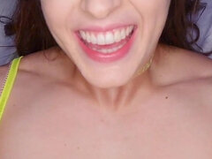 Enthusiastic Slut Abbie Maley Swallows Cum