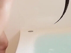 Asiater, Bad, Bikini, Hjemmelaget, Japaner, Milf, Alene