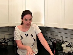 Amiee Cambridge - Son fucking busty MILF stepmom