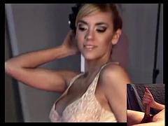 Velké kozy, Blondýna, Latinské, Masturbace, Kozičky