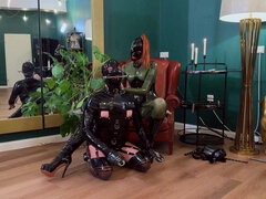 Sadomasochismus, Fesselspiele, Weibliche domination, Fetisch, Deutsch, Absätze, Latex