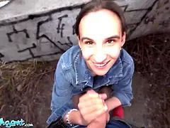 Public agent - innocent belgian gigi max enjoys large cock Pov Blowjob outdoors hard bang multiple climaxes
