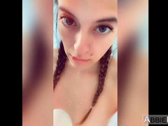 Amatoriale, Toccando, Masturbazione, Tette naturali, Magra, Strippaggio, Ragazza, Tette