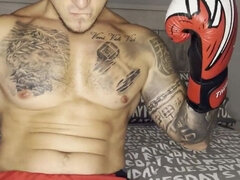 Gay Boxing with a Big Cock!!