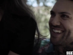 Røv, Brunette, Sød, Hd, Orgasme, Tatovering, Trekant, Bryster