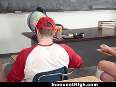 InnocentHigh - ponytailed college girl poked By Her Classmate