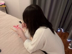 아시안, 영국인, 집에서 만든, 하녀, 장난감들