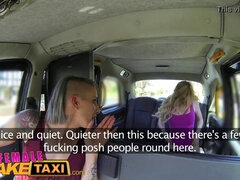 Posh student carly Rae Summers fucks in a hot lesbian car sex encounter