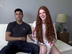 9 Inch Latino Stud Pounds Redhead Teen Pussy - Amateur Sex!
