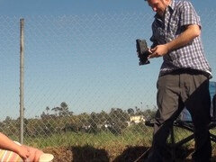 Bondage sadomaso, Bikini, Dominazione, Mamma, Soldi, All'aperto, Rossa, Giochi