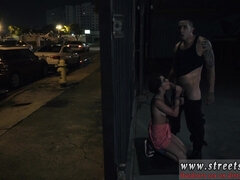 Femdom facesitting on the street