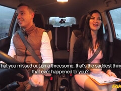 Driving Exam Double Creampie 1 - Jasmine Jae