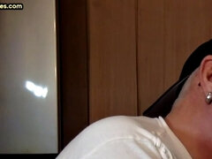 Amatör, Avsugning, Långt ner i halsen, Snopp, Homosexuell, Handjobb, Mogen, Pov