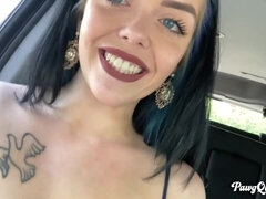 Amatør, Stor rumpe, Brunette, Kjole, Fingring, Onani, Milf, Alene