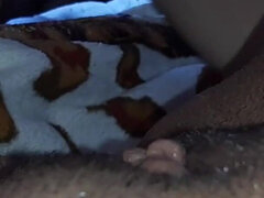 18, Amatör, Brunett, Par, Lesbisk, Orgasm, Pov, Fitta