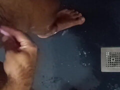 Koupelna, Stříkání spermatu, Evropské, Fetiš, Homemade, Masturbace, Sólo