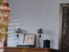 Blondína, Sedenie na tvári, Prstovanie, Štvorica, Hd, Drobunké, Zrezanie, Kozičky