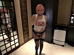 Grosse titten, Blasen, Handjob, Japanische massage, Lecken, Titten