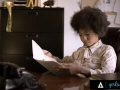 Misty Stone & Cali Caliente: Desk Sex in the Police Station