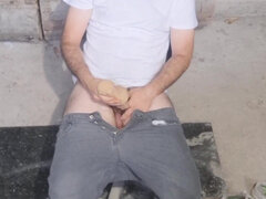 아마추어, 유럽인, 머리카락이 많은, 핸드잡, 수음, 빼빼한, 혼자