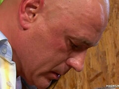 Cfnm, Estilo perrito, Lamidas, Satén, Ducha, Chupando, Trio, Mojado