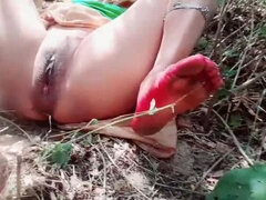 Indian Bhabhi Fucked Hard by Brother-in-Law in Forest - Desi Outdoor Sex