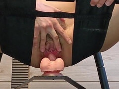 Iso klitoris, Vibraattori, Kotitekoinen, Itsetyydytys, Orgasmi, Pillu, Soolo, Squirting