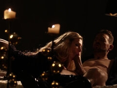 デカ尻, デカパイ, ブロンド, フェラチオ, バック, 指いじり, Hd, 淫乱熟女