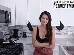 Step mommy Becky Bandini helping son