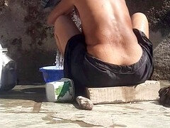 Amatoriale, Culo in bocca, Bagno, Bikini, Scureggiare, Indiana, Pantaloncini sintetici, Toilette